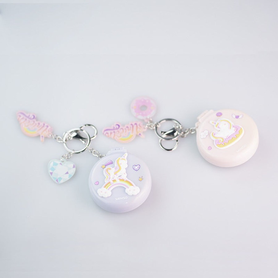 MINISO Portachaivi Mini Pettine - Unicorn Dream (1Pz) | Borse & Zaini