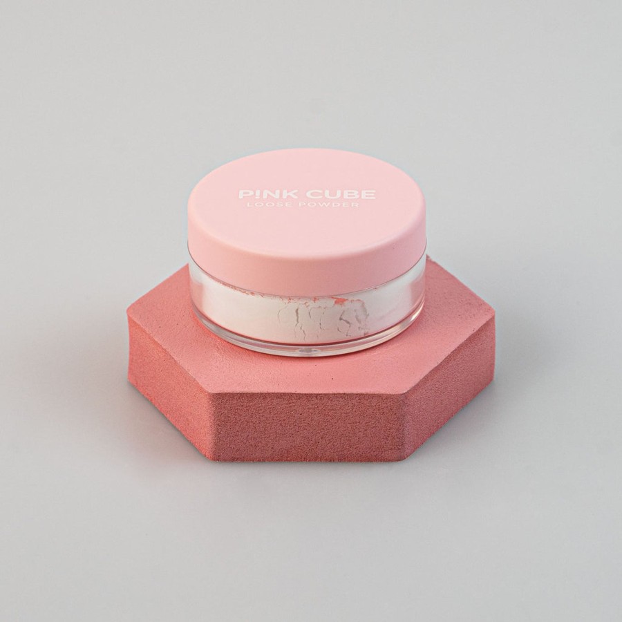 MINISO Loose Powder - Pink Cube (02 Original) | Make Up