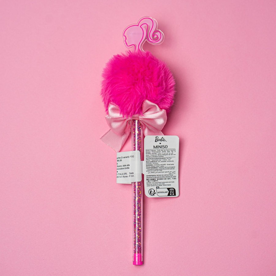 MINISO Penna Gel Peluche Barbie (1Pz) | Penne E Pennarelli